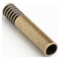 日本紐釦貿易(Nippon Chuko) 剣先 金具 φ6mm×H3cm 穴内φ4mm 4個入 アンティークゴールド A6-8-AG（直送品）