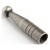 日本紐釦貿易(Nippon Chuko) 剣先 金具 長さ3cm 穴内φ4mm 4個入 アンティークシルバー A6-7-AS（直送品）