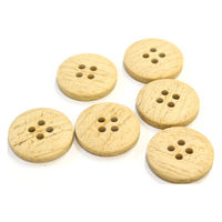 日本紐釦貿易 日本紐釦貿易(Nippon Chuko) 樹脂ボタン 18mm 6個 CG1203 1セット(3袋)（直送品）