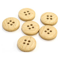 日本紐釦貿易 日本紐釦貿易(Nippon Chuko) 樹脂ボタン 15mm 6個 CG1202 1セット(3袋)（直送品）