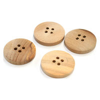 日本紐釦貿易 日本紐釦貿易(Nippon Chuko) オリーブボタン 20mm 4個 CG1219 1セット(3袋)（直送品）