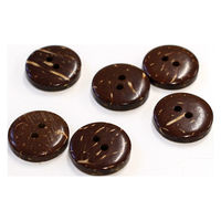 日本紐釦貿易 日本紐釦貿易(Nippon Chuko) ハワイアンボタン 15mm 6個 CG1302 1セット(3袋)（直送品）