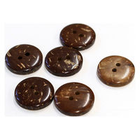 日本紐釦貿易 日本紐釦貿易(Nippon Chuko) ハワイアンボタン 15mm 6個 CG1306 1セット(3袋)（直送品）