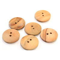 日本紐釦貿易 日本紐釦貿易(Nippon Chuko) ナチュラルボタン 18mm 6個 CG959 1セット(3袋)（直送品）