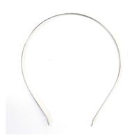 日本紐釦貿易 日本紐釦貿易(Nippon Chuko) カチューシャ芯 5mm 10本入 シルバー KE1144 1セット(3袋)（直送品）