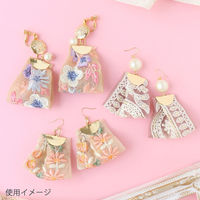 日本紐釦貿易(Nippon Chuko)NBK カン付 イヤリング 20組入 シルバー KE154-S-20 1セット(20組)（直送品）