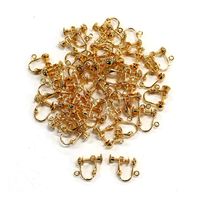 日本紐釦貿易(Nippon Chuko)NBK カン付 イヤリング 20組入 ゴールド KE154-G-20 1セット(20組)（直送品）