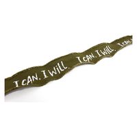 日本紐釦貿易(Nippon Chuko) デニム調フレイドロゴテープ サイドフリンジ 巾約36mm 13.5m巻 カーキ KLT1-2（直送品）