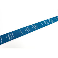 日本紐釦貿易(Nippon Chuko) ミニマルデザイン ロゴテープ コットン 巾約40mm 15m巻 ブルー KLT2-5（直送品）