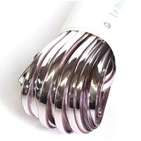 ラ メルヘン・テープ 5mm 150g 約30m Col.155 パウダーピンク 1玉 ME-155-L-30 1セット(2巻入)（直送品）