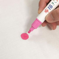 マービー Deco Fabric 布描きしましょ3 中字 No.9 ピンク No.223-9 MV223-9 1セット(同色3本)（直送品）