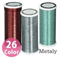 日本紐釦貿易 Metaly メタリー キルト用ラメ糸 300m PML-L18 1セット(3個)（直送品）