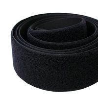 日本紐釦貿易(Nippon Chuko) YKK クイック ロングモヘア マジックテープ 縫い付けタイプ B[メス] 5cm巾×5m巻 黒（直送品）