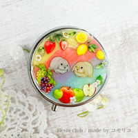 レジンクラブ(RESIN CLUB) UVレジン用シールパーツ ~レジンクラブ~ りんご【両面】 RC-RNG-101 1セット(3枚)（直送品）