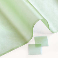 日本紐釦貿易(Nippon Chuko) 正絹 羽二重四匁 つまみ細工用 カット済生地 20mm わかば S60HB20-9（直送品）