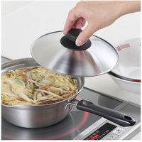 ヨシカワ どんぶり鍋&ラーメン鍋用兼用蓋 1216031 1個 4979487936194（直送品）