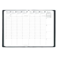 ２０２５年度４月始まりダイアリー クオバディス ビジネス４　アンパラ 両面１週間バーチカル ブルーオーシャン 1冊（直送品）