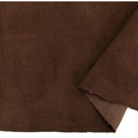 日本紐釦貿易(Nippon Chuko) シャツコール天 無地 コーデュロイ生地 ブラウン 巾約110cm×3mカット AS5000-O-3（直送品）