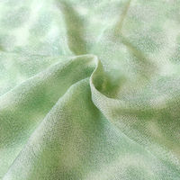 日本紐釦貿易(Nippon Chuko) 干支二越ちりめん 巳 グリーン 巾約35cm×2mカット BAN25-18-2M（直送品）