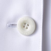 LAURA ASHLEY（ローラアシュレイ） ドクターコート レディス 長袖 ホワイト／ブルー M LW103-13 1枚（直送品）