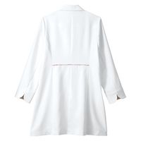 LAURA ASHLEY（ローラアシュレイ） ドクターコート レディス 長袖 ホワイト／ピンク M LW103-12 1枚（直送品）