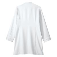 LAURA ASHLEY（ローラアシュレイ） ドクターコート レディス 長袖 ホワイト／ピンク LL LW104-12 1枚（直送品）