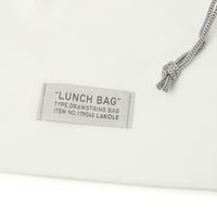 ランチ巾着トートバッグ2 ホワイト LAKOLE/ラコレ