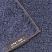 今治産ハンドタオル（シンプル） ブルー 1セット（1枚×2） LAKOLE/ラコレ