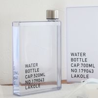 【LAKOLE/ラコレ】 スキットルボトル（520ml） クリア