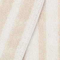 【LAKOLE/ラコレ】 今治産ハンドタオル（ボーダー） ホワイト