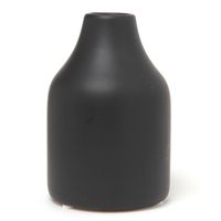 マットフラワーベース（SHORT） ブラック LAKOLE/ラコレ