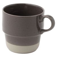 SMOKY塗分けマグカップ スモーキーブラック 1セット（1個×2） LAKOLE/ラコレ