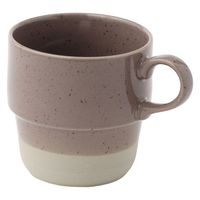 【LAKOLE/ラコレ】 SMOKY塗分けマグカップ スモーキーレッド 1セット（1個×2）