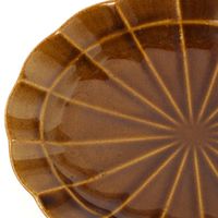 レイカオーバルプレート（S） ブラウン LAKOLE/ラコレ