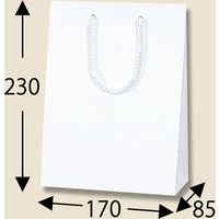 シモジマ Kバッグ Tー3 白エンボス 006144110 1ケース(10枚×5束 合計50枚)（直送品）