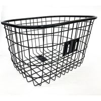 TOP カラーワイヤーバスケット ブラック 42772 1個（直送品）