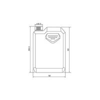 アズワン 角型瓶(フラット型) 1箱(30本入) K-2000C 1箱(30本) 1-4638-63（直送品）