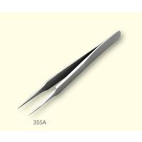 アズワン ステンレスピンセット 滅菌済 全長120mm 先端サイズ35mm 3-6681-12 1個（直送品）