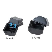 SELEN ウェハーケース(帯電防止タイプ)8インチ用 220×226×310mm SL-WSB8B-R 1個 4-5768-02（直送品）