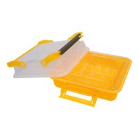 アズワン サンプル運搬ボックス(Duraporter(R))イエロー 4-6668-03 1個（直送品）