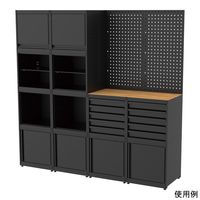 アズワン モジュール式キャビネット 2段 オープン 4-6699-02 1台（直送品）