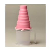 アズワン ぴったりトロミがつくカップ(チェリーブロッサム) 66-0034-51 1箱(1個)（直送品）