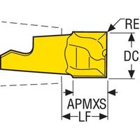 セコ・ツールズ・ジャパン セコ フライス ミニマスターヘッド MM16 F30M MM16-19013-R08A8-E06 1個（直送品）