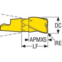 セコ・ツールズ・ジャパン セコ フライス ミニマスターヘッド MM16 F40M MM16-20015-R05A30-M06 1個（直送品）