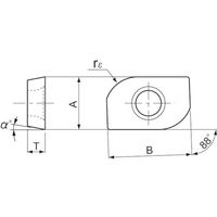 ダイジェット工業 ダイジェット アンダーカッター用チップ JC5040 APGW150360L 1セット(10個) 175-1098（直送品）