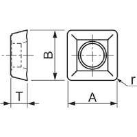ダイジェット工業 ダイジェット スウィングミル用チップ JC5015 IM-SP32GS 1セット(10個) 176-6812（直送品）