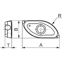 ダイジェット工業 ダイジェット スウィングボール用チップ JC8015 SWB232HS-G 1セット(10個) 175-5905（直送品）