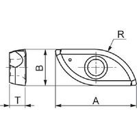 ダイジェット工業 ダイジェット スウィングボール用チップ JC8015 SWB232MSW-G 1セット(10個) 176-2195（直送品）