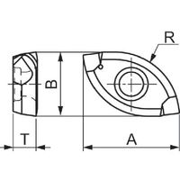 ダイジェット工業 ダイジェット スウィングボール用チップ JC8015 SWB232MMW-G 1セット(10個) 176-2207（直送品）