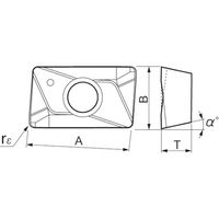 ダイジェット工業 ダイジェット スーパーエンドチッパー用チップ JC5015 ZCMT100304R 1セット(10個) 176-2226（直送品）